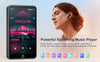 MP3 Player with Bluetooth and WiFi，4" Touch Screen Music Player Android 9.0 MTK 8 Core，MP4 Player with Spotify，Audible，Deezer，Am