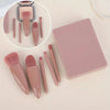 2 Sets of Pink Makeup Brushes, Portable and Compact Makeup Brushes, Suitable for Women To Go Out and Touch Up Makeup