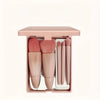 2 Sets of Pink Makeup Brushes, Portable and Compact Makeup Brushes, Suitable for Women To Go Out and Touch Up Makeup