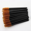 50 Pcs Disposable Crystal Eyelash Brush Mascara Wands Applicator Diamond Eye Lash Brushes Eyelash Extension Makeup Brush Tools