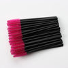 50 Pcs Disposable Crystal Eyelash Brush Mascara Wands Applicator Diamond Eye Lash Brushes Eyelash Extension Makeup Brush Tools