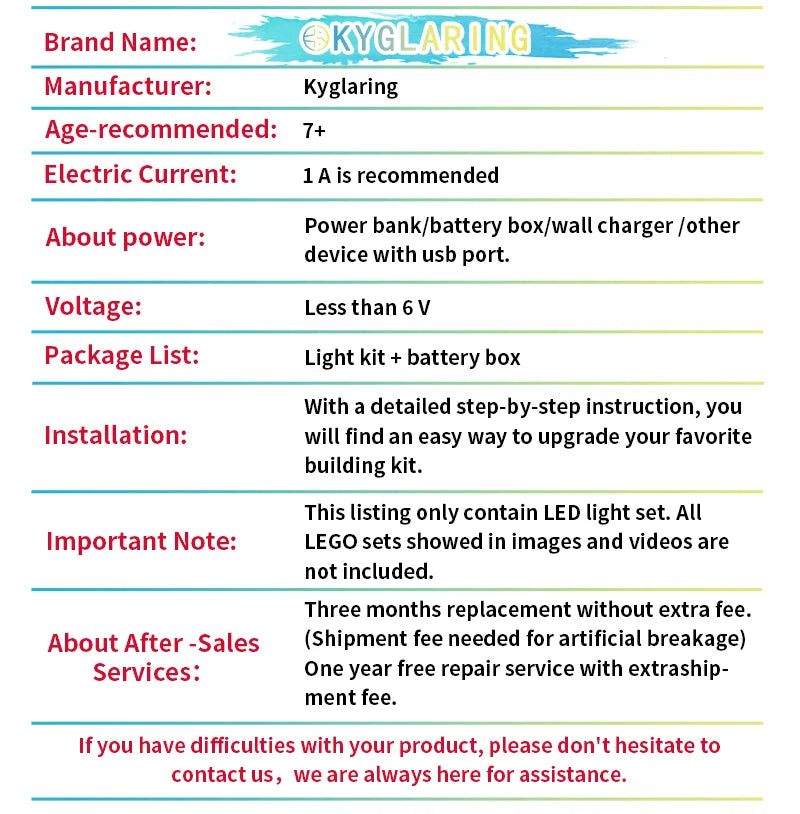 Kyglaring Led Lighting Set DIY Toys For 76139 1989 Batmobile Car  DIY Toys Set (not include the blocks set )