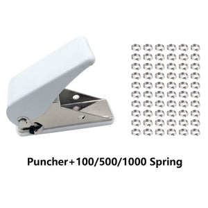CyeeLife Dart Flights Puncher/PET Flights Punch+Metal Spring O Rings,Dart Accessories kit