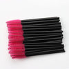 50 Pcs Disposable Crystal Eyelash Brush Mascara Wands Applicator Diamond Eye Lash Brushes Eyelash Extension Makeup Brush Tools