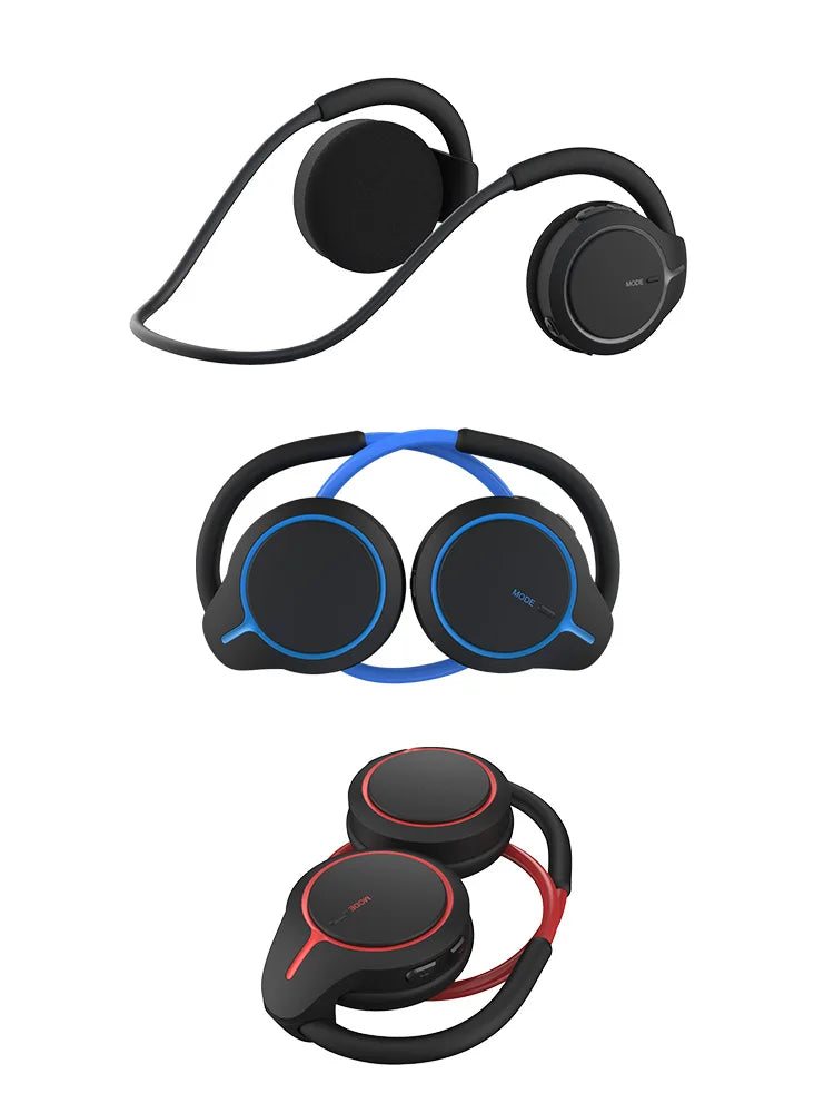 Bluetooth Headphones with MP3 Player TF Card Slot Bluetooth 5.0 Earphones Not in Ear Wireless Headsets with Mic HD Premium Sound