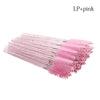 50 Pcs Disposable Crystal Eyelash Brush Mascara Wands Applicator Diamond Eye Lash Brushes Eyelash Extension Makeup Brush Tools