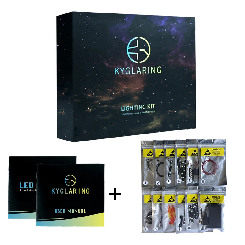 Kyglaring Led Lighting Set DIY Toys For 76139 1989 Batmobile Car  DIY Toys Set (not include the blocks set )