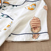 Japanese Summer Ladies New Pajamas Two-piece 100% Cotton Gauze Thin Short-sleeved Shorts Cute Cat Cartoon Home Service Set Women