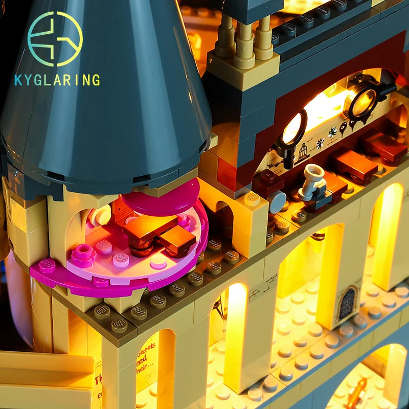 Kyglaring Led Lighting Set DIY Toys (Classic Version) For 71043 Castle (Not Included Building Blocks)