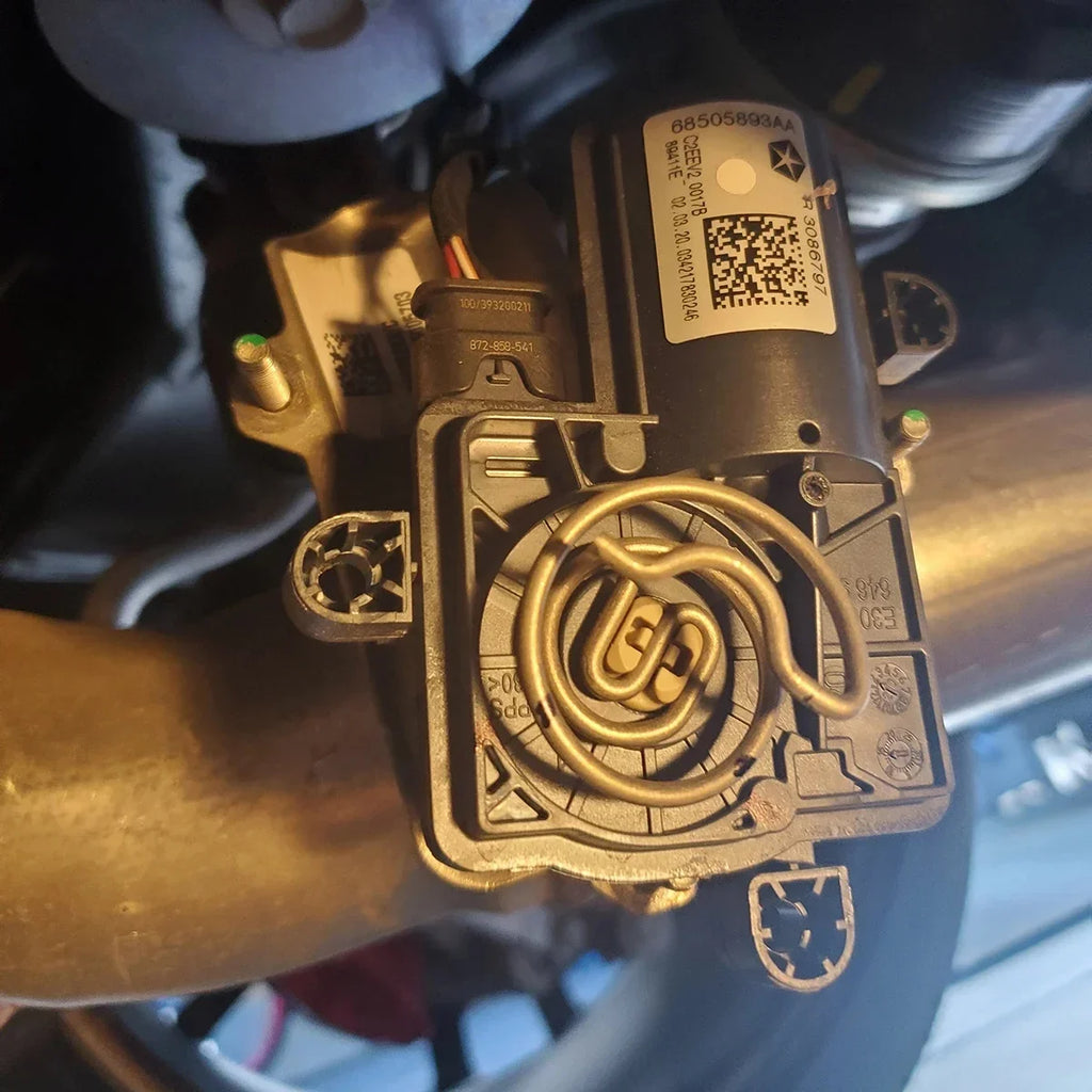 2PC Servomotor Electronic Exhaust Flap Actuator Control Valve Spring For Dodge Challenger 2015-2022 Replacement Part Land Rover