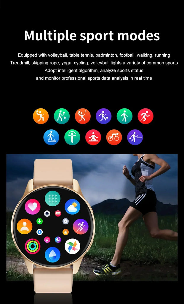 XIAOMI NEW Wireless Charging Smart watch for Men and Women, Bluetooth Call, Fitness Bracelet, Custom Face, Box Included, New, 20