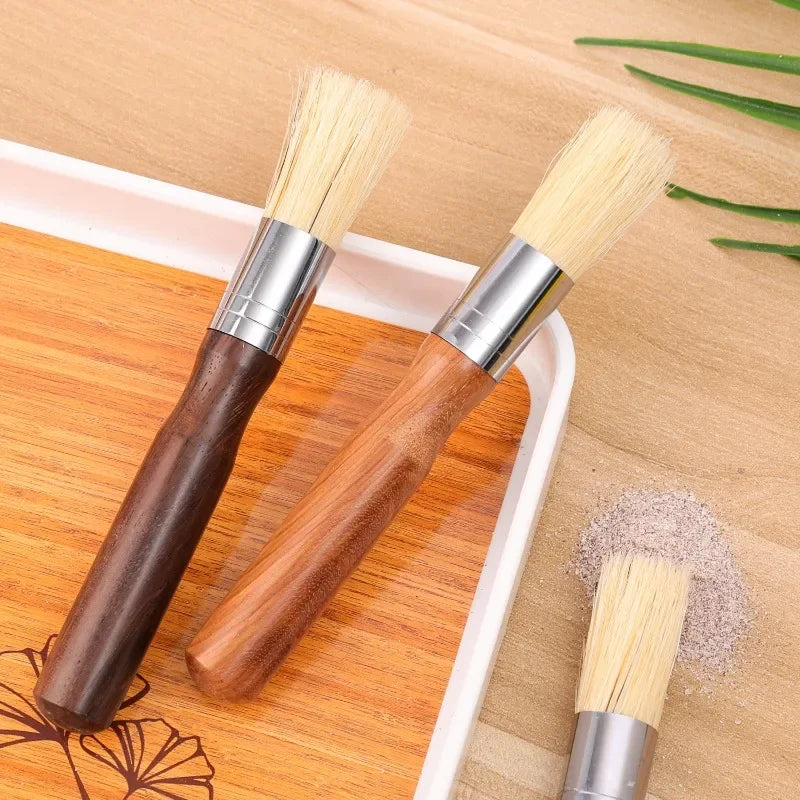 5/1pcs Wooden Coffee Brush Grinder Cleaning Tools Soft Pig Hair Solid Wood Brushes Espresso Machine Cleaner Kitchen Accessories