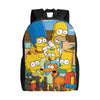 Cartoon The S-Simpsons  Women Backpack Mochila Fashion Children School Bag Laptop Rucksack Kids Large Capacity Travel Rucksack