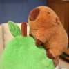 35cm @@Hut Plush Capibala Doll Soft Animal Avocado Mouse Plush Toys Avocado Doll Children's and Girls' Gift Capybara Pillow