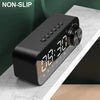 High Volume Bluetooth Speaker Portable Design Clock Function LED Alarm Clock Wireless Connectivity Super Bass