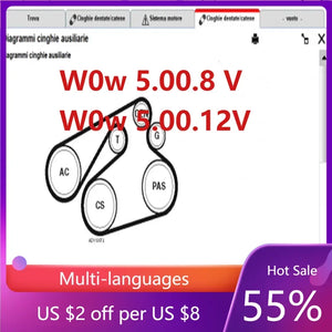 2025 Hot Sale W-ur-th WOW 5.00.8 WOW V5.00.12  R2 Software Multi-languages with Keygen For Tcs Multi-diag Cars Diagnostic Tool