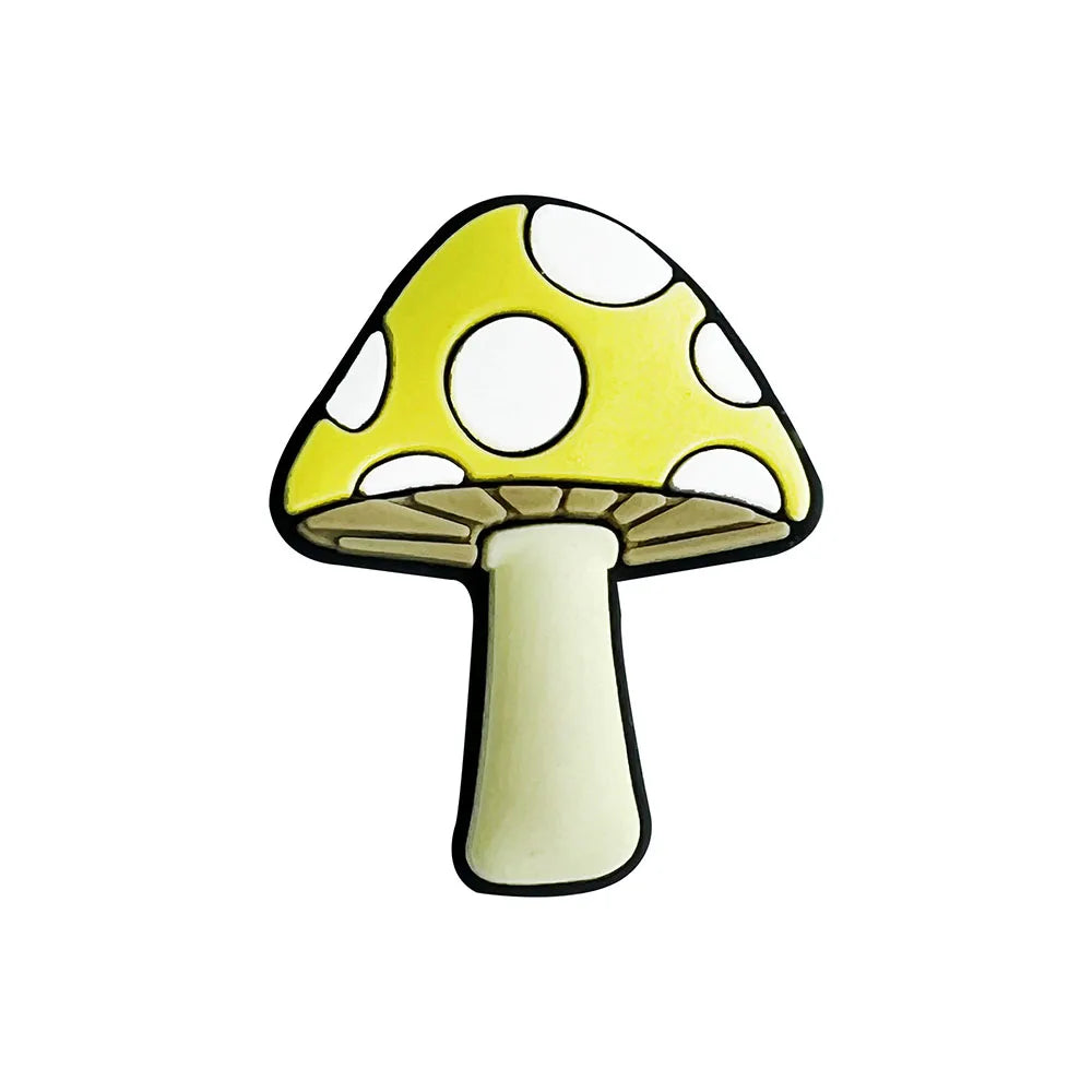 New Arrivals Mushroom Shoe Charms for Crocs Accessories Charms Clogs Bubble Slides Shoe DIY Shoe Decoration Party Gifts