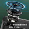 High Volume Bluetooth Speaker Portable Design Clock Function LED Alarm Clock Wireless Connectivity Super Bass