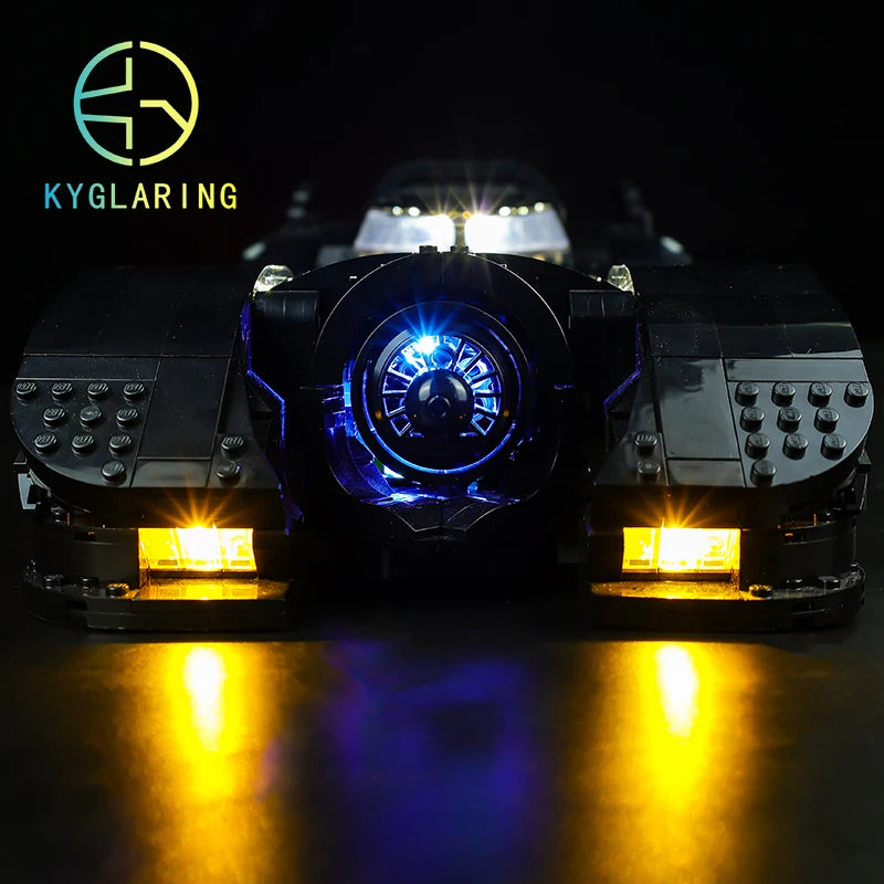 Kyglaring Led Lighting Set DIY Toys For 76139 1989 Batmobile Car  DIY Toys Set (not include the blocks set )