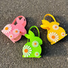 Easter Bunny Basket Kids Candy Tote Bag Soft Felt Gift Storage Basket 2026 Easter Party Decoration Egg Hunt Game Props