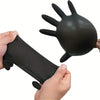 Disposable Latex Gloves Black Waterproof Non-Medical for Kitchen, Cleaning, Dishwashing, Cooking, Automotive, Craft Use