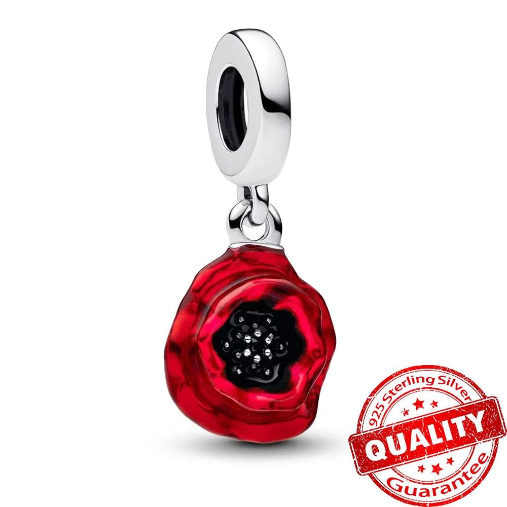 Hot Sale New Arrivals 925 Sterling Silver Snowflake Bell Christmas Series Dangle Charm Fit Original Bracelet Kids Jewelry Gift