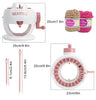 Smart Rotating Knitting Machine DIY Knitting Loom Tool with 22 Needles for Adults & Kids Ideal for Hats Socks Scarves and Crafts