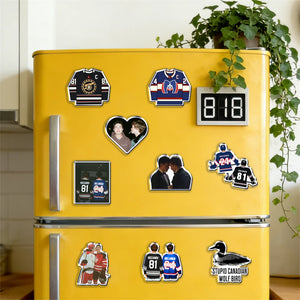 Boys Love Heated Rivalry Acrylic Fridge Magnets 81 24 Jersey Refrigerator Stickers for Kitchen Doors Car Home Decor Unique Gifts