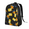Cartoon The S-Simpsons  Women Backpack Mochila Fashion Children School Bag Laptop Rucksack Kids Large Capacity Travel Rucksack
