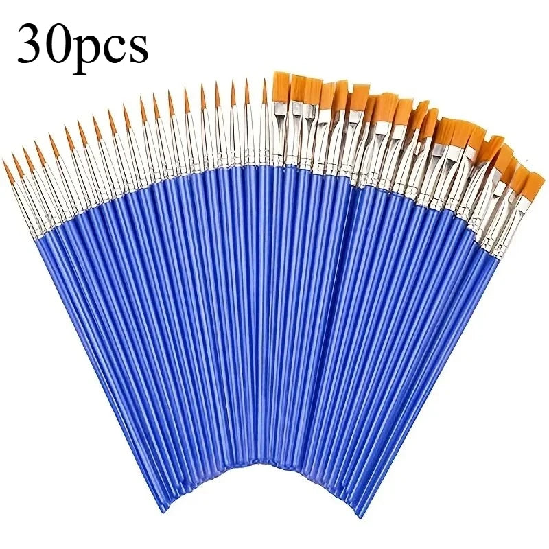 10/20/30pcs Painting Brushes For Painting Handcraft Arts And Craft For Artistic Multifunction Hook Line Painting Equipment