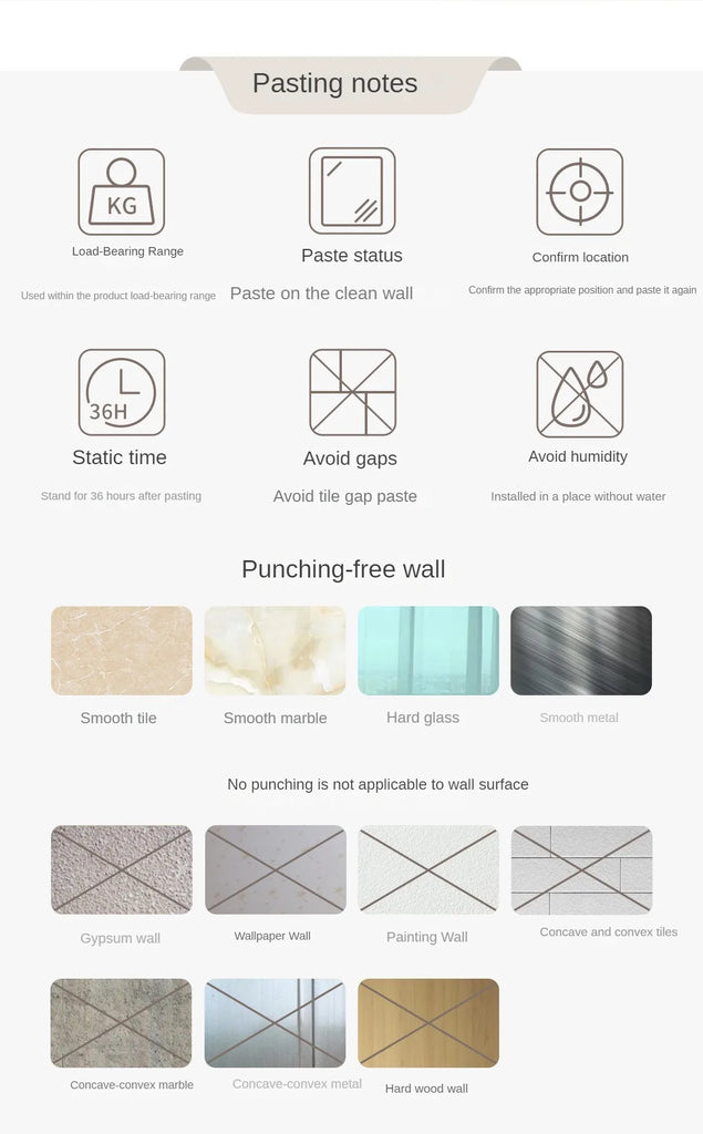 White Electric Razor Holder Non-punching Spring Clip Storage Rack Strong Load-bearing Anti-falling