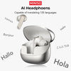 MINISO MS106 Bluetooth Earphones  AI Translator Earbuds TWS Ear Clip Sports Earphones Noise Reduction Wireless Headphones