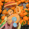 Cartoon Funny Carrot Juicer Plush Toy Drawstring Rotating Plush Carrot/Flower Bag Children Keyrings Toy Pendants Gifts F2X1