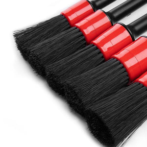 Set Of 5 Soft Detailing Brushes For Car Interior Cleaning – Ideal For Dashboards, Air Vents, And Removal Of Dust And Debris