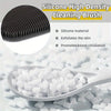 1pc Reusable silicone body scrub with storage hook foam shape, easy to clean, suitable for bathing hair washing, and pet bathing
