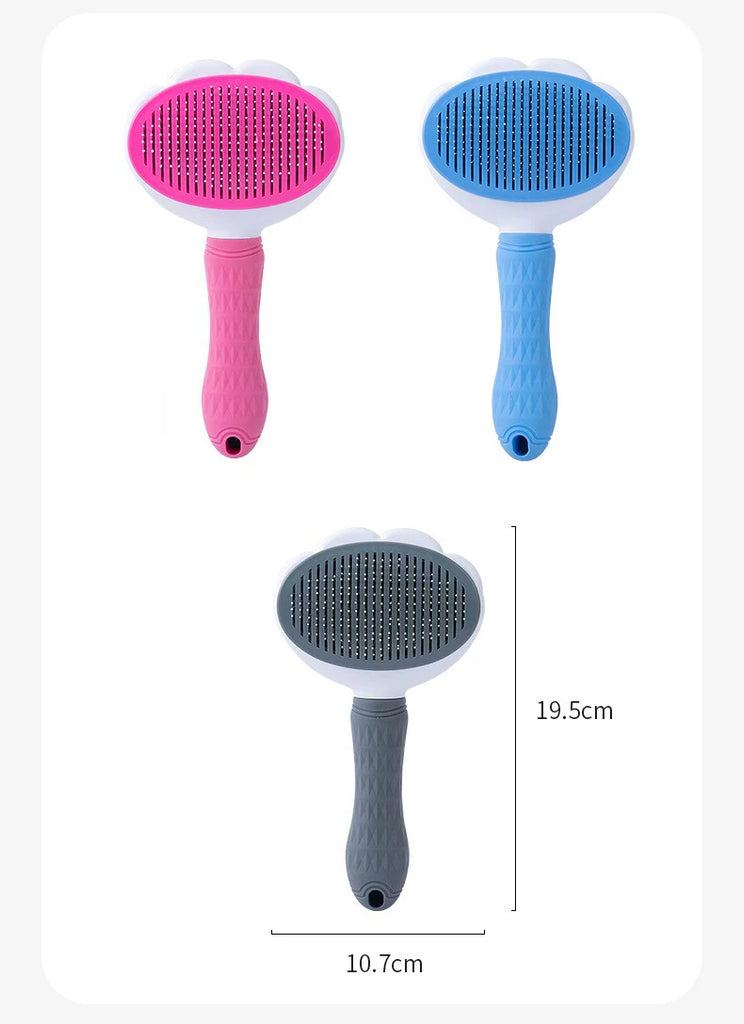 Cat Hair Remover Brush Cat Dog Hair Grooming And Care Comb For Long Hair Dog Pet Removes Hairs Cleaning Bath Brush Dog Supplies