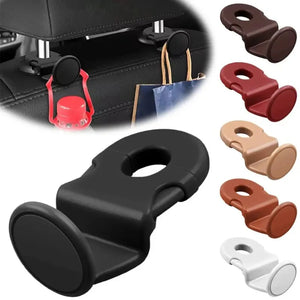 2PCS Car Back Seat Hook Car Interior Organizer Accessories 20KG Heavy Duty For Grocery Bag Car Headrest Hanger