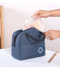 Portable Oxford Lunch Bags Fresh Cooler Pouch For Office Students Convenient Lunch Box Food Container Bag
