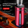 380ML Double Spray Vehicle Air Humidifier USB Charging Mini Essential Oil Diffuser with Mood Light Wireless Car Aroma Humidifier