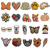 New Arrivals Cute Leopard Print Shoe Charms for Crocs Accessories Sandals Shoe Decorations Pins Grils Women Favor Gift