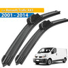 Erick's Wiper LHD Front Wiper Blades For Renault Trafic X83 2001 - 2014 Windshield Windscreen Window Car Rain Brushes 24"+21"