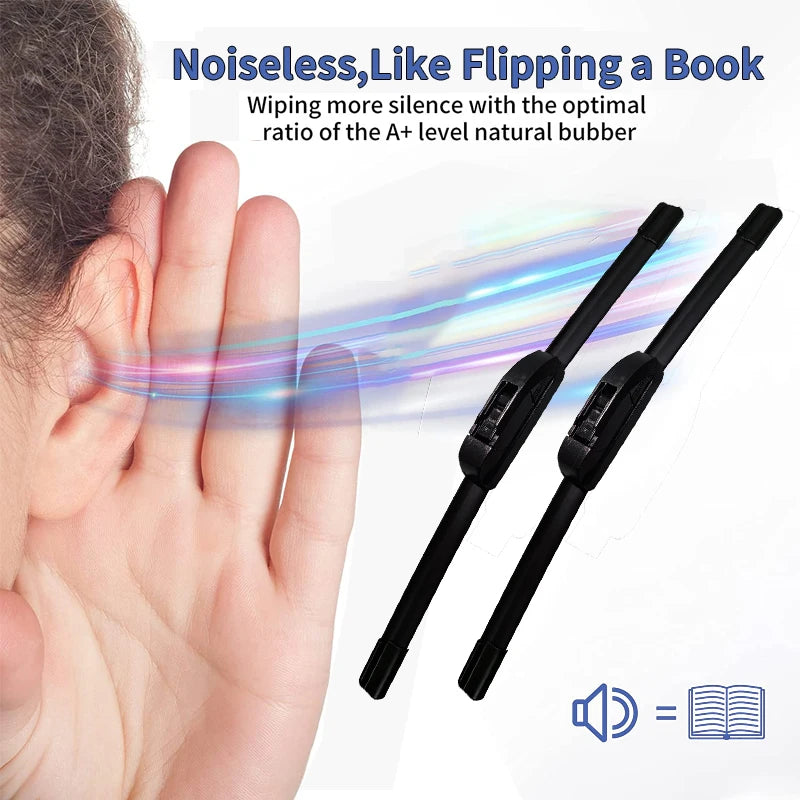 Front Rear Windscreen Wiper Blades For Honda HR-V RU 2014 - 2022 Window Windshield Rubber Brushes Cutter Car Accessories 2016