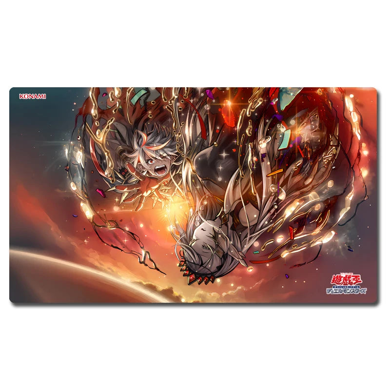 Yugioh Light of the Branded Play Mat Yu-Gi-Oh! TCG OCG Trading Card Games Mat Duel Plate Rubber Card Mat Mouse PadTCG