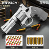 2024 New Arrivals ZP5 357 Revolver Mechanical Continuous Firing Toy Gun Automatic Pistol Soft Dart Bullet CS Outdoor Weapon