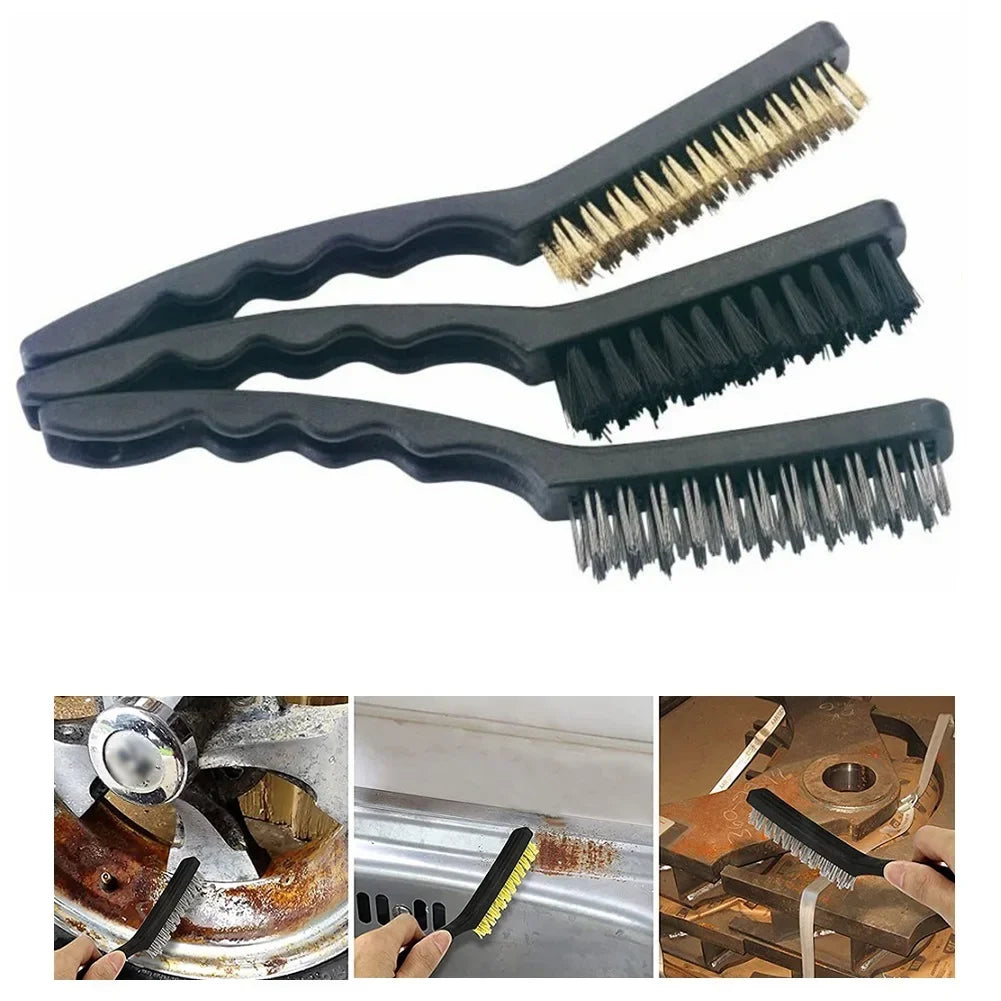 1pc Mini Metal Remove Rust Brushes Brass Cleaning Brushes Polishing Metal Brushes Cleaning Tools Home Kits Wire Brush