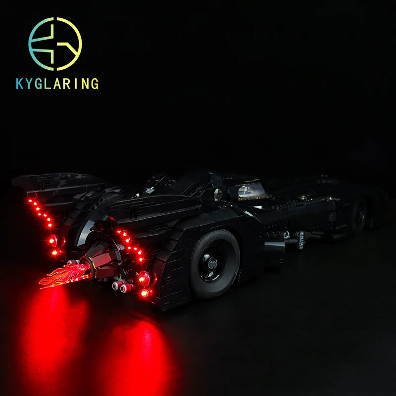 Kyglaring Led Lighting Set DIY Toys For 76139 1989 Batmobile Car  DIY Toys Set (not include the blocks set )