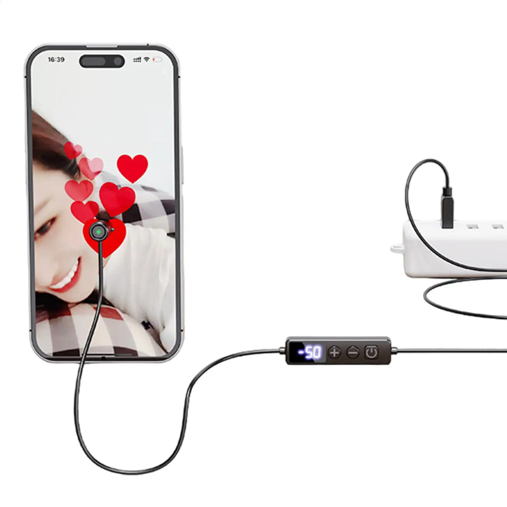 Auto Tapper Phone Clicker Adjustable Speeds Tapping Device Digital Display for Live Broadcasts Games App Testing Computer Tablet