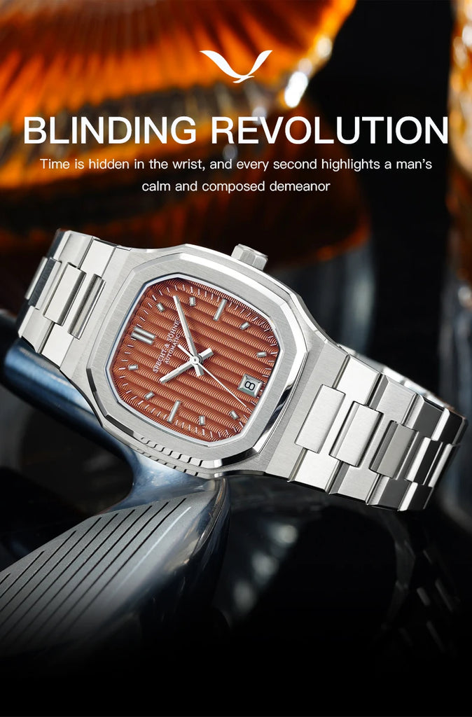 New Arrivals Specht&Sohne Watch 37MM Automatic Watches For Men Japan 8215 Movt Sapphire Crystal Stainless Steel 50M Waterproof