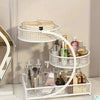 1pc Lightweight Varnished Metal Makeup Storage Rack - No - Installation, Ideal For Vanity Countertop, For Lipstick & Skincare