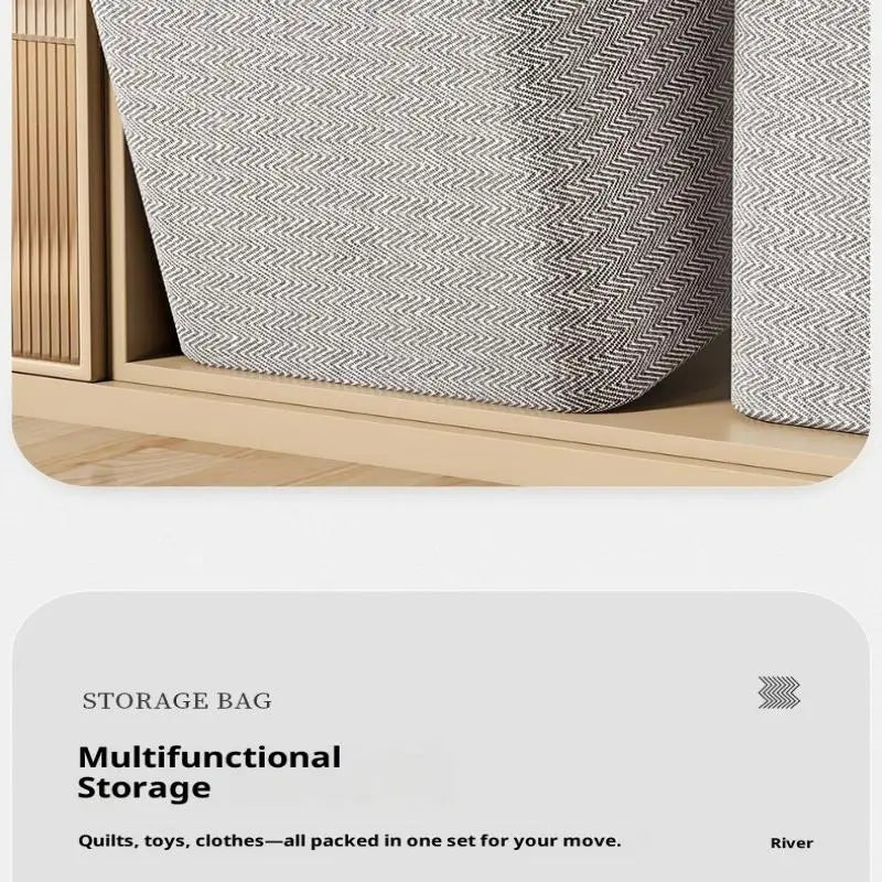 Hot Sale 220L Big Size Clothes Storage Box With Cover Large Laundry Basket Organizer Bag For Baby Foldable